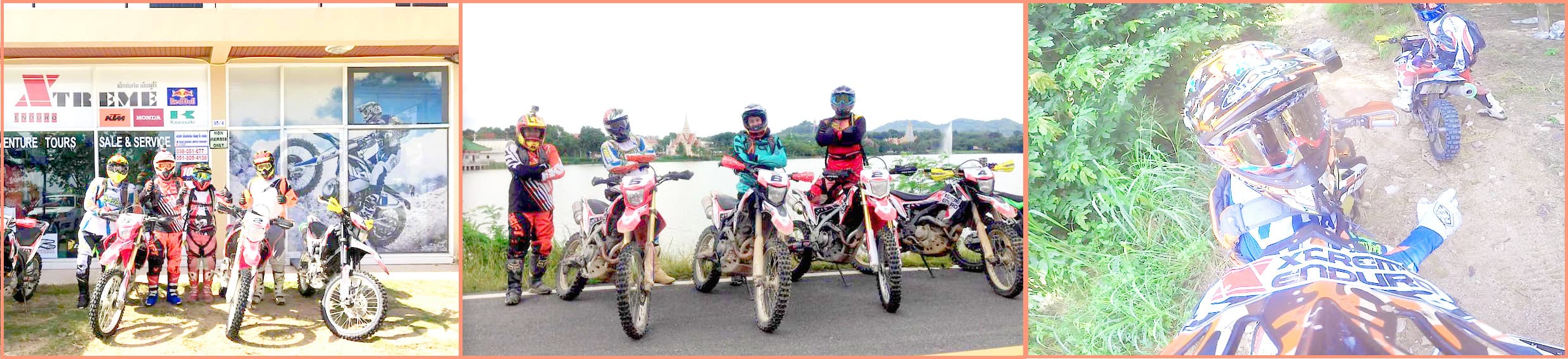 Xtreme Enduro team and riders at base